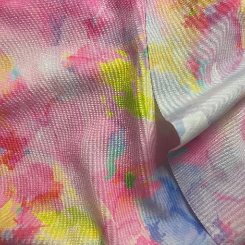 Cat Jack Floral one-piece swimsuit with rushing adjustable ties size 8. Swim - Picture 5 of 7